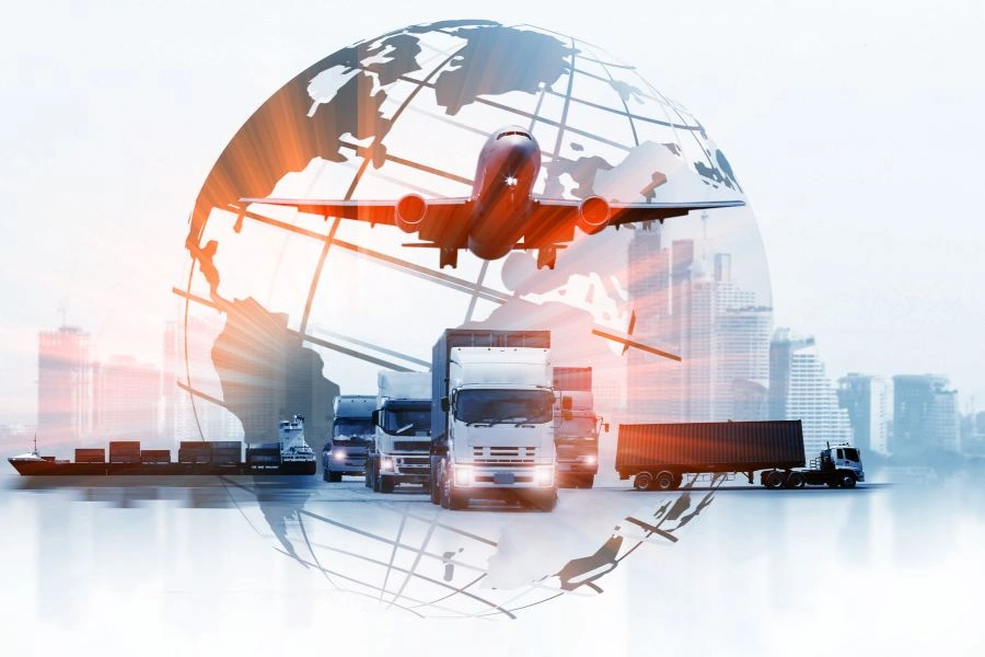 Air, road and sea freight logistics