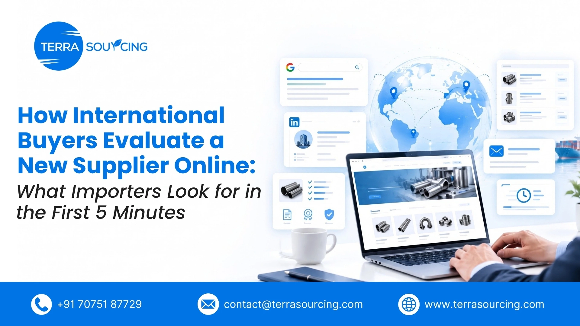 How International Buyers Evaluate a New Supplier Online: What Importers Look for in the First 5 Minutes